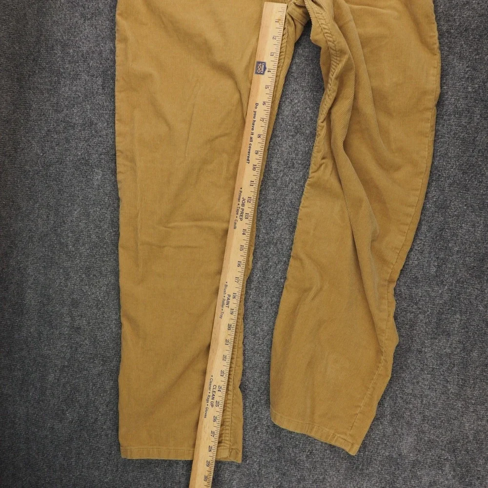 Polo Golf Ralph Lauren Corduroy Pants Mens 36x30 Classic Fit Tan Solid Preppy